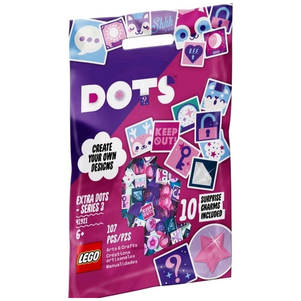 NEW LEGO 41921 Dots Extra Dots Series 3 107 Pieces 10 Surprise Charms Included